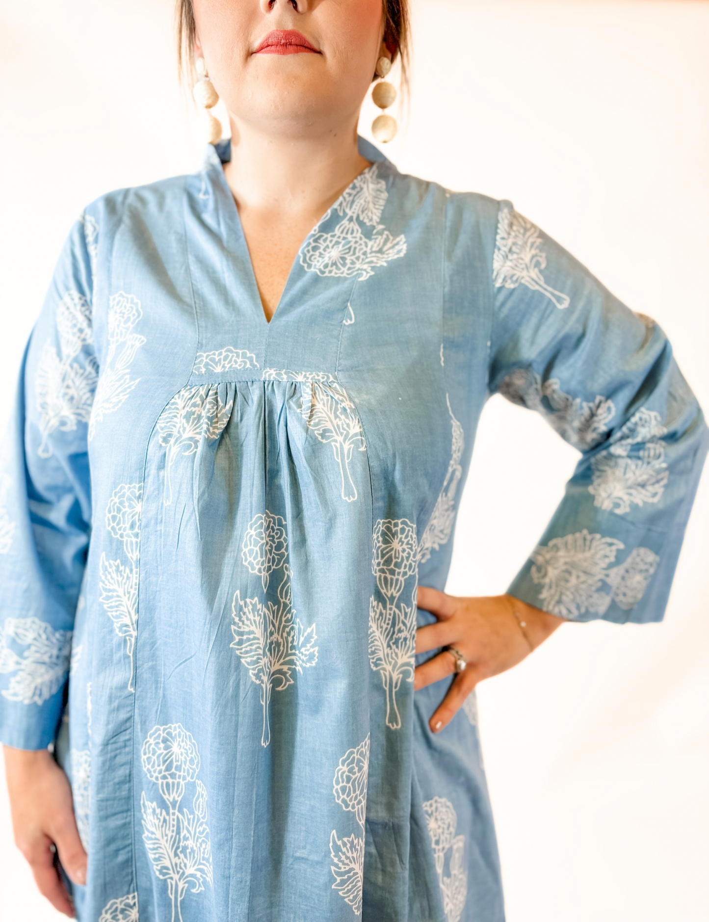 Classic Denim Days Caftan Dress