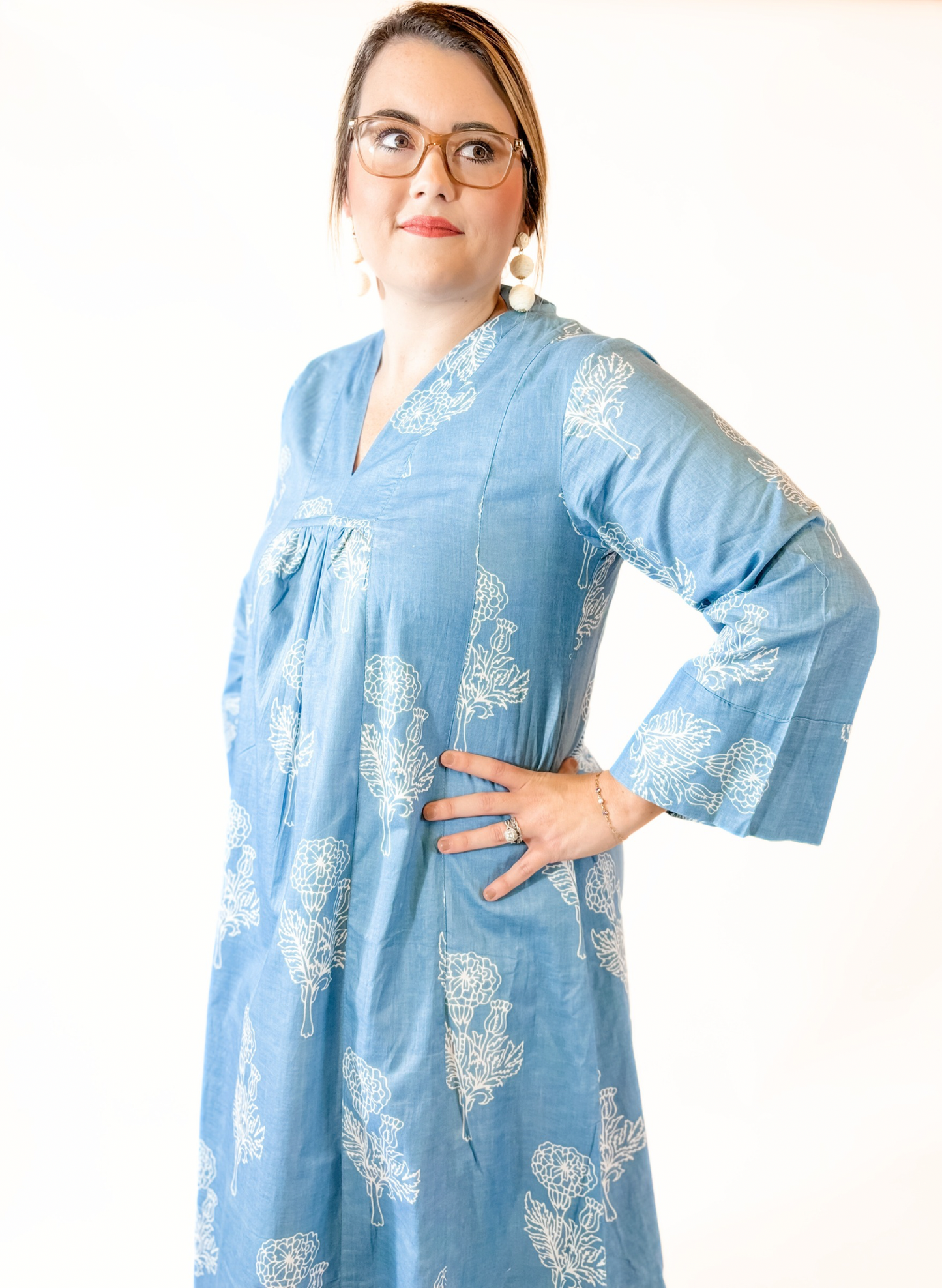 Classic Denim Days Caftan Dress