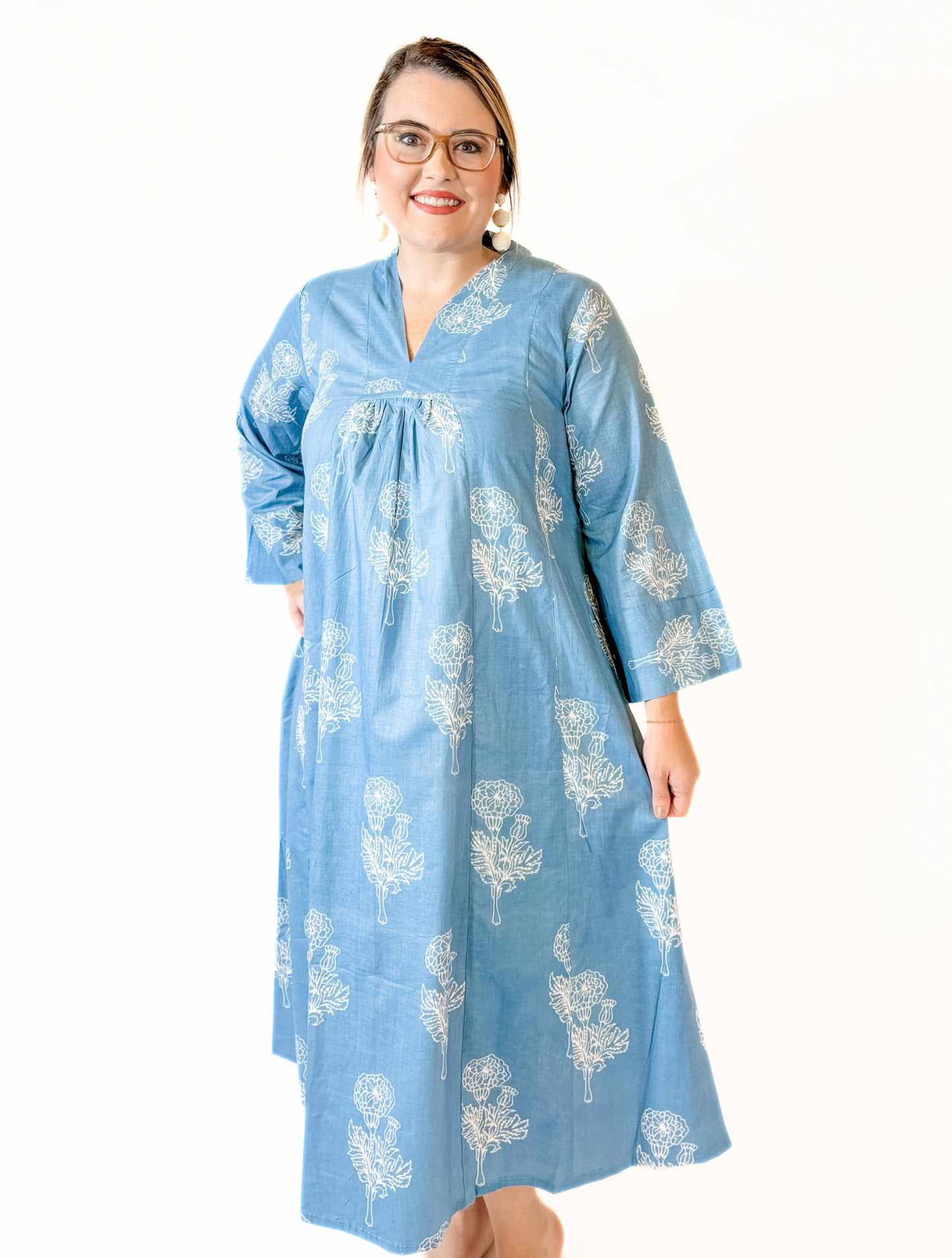 Classic Denim Days Caftan Dress
