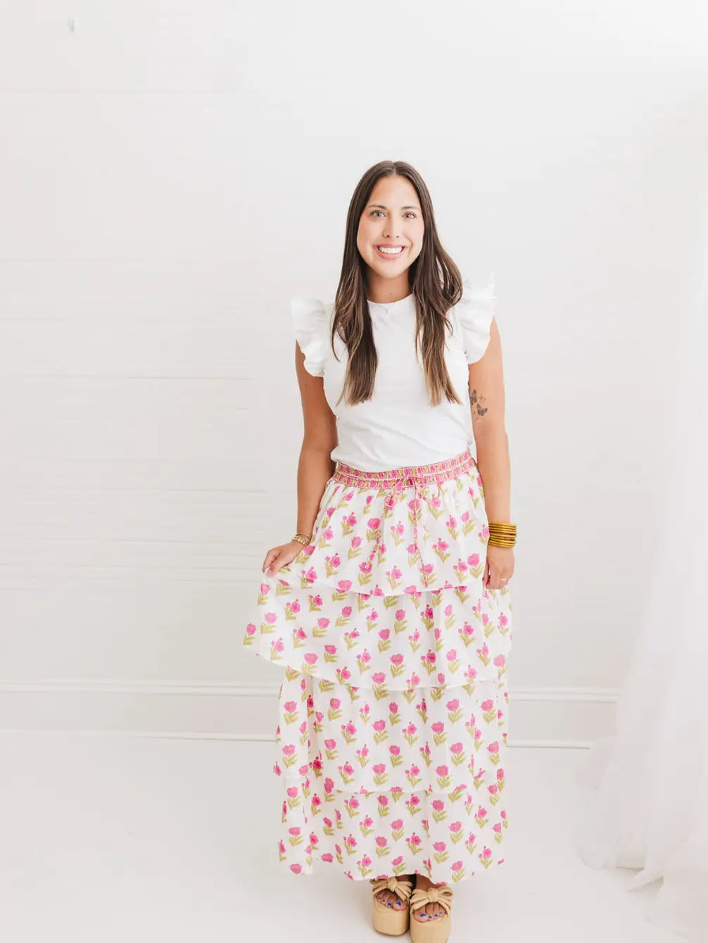 Magnolia | Cascade Maxi Skirt