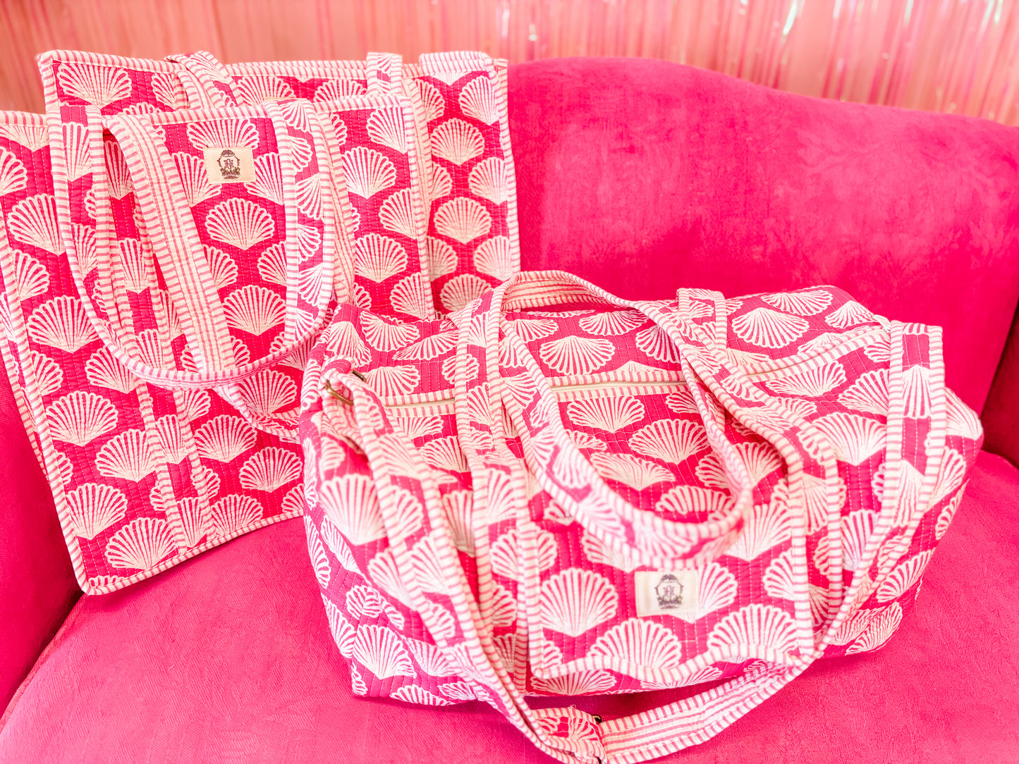 Shell Scalloped Duffel Bag