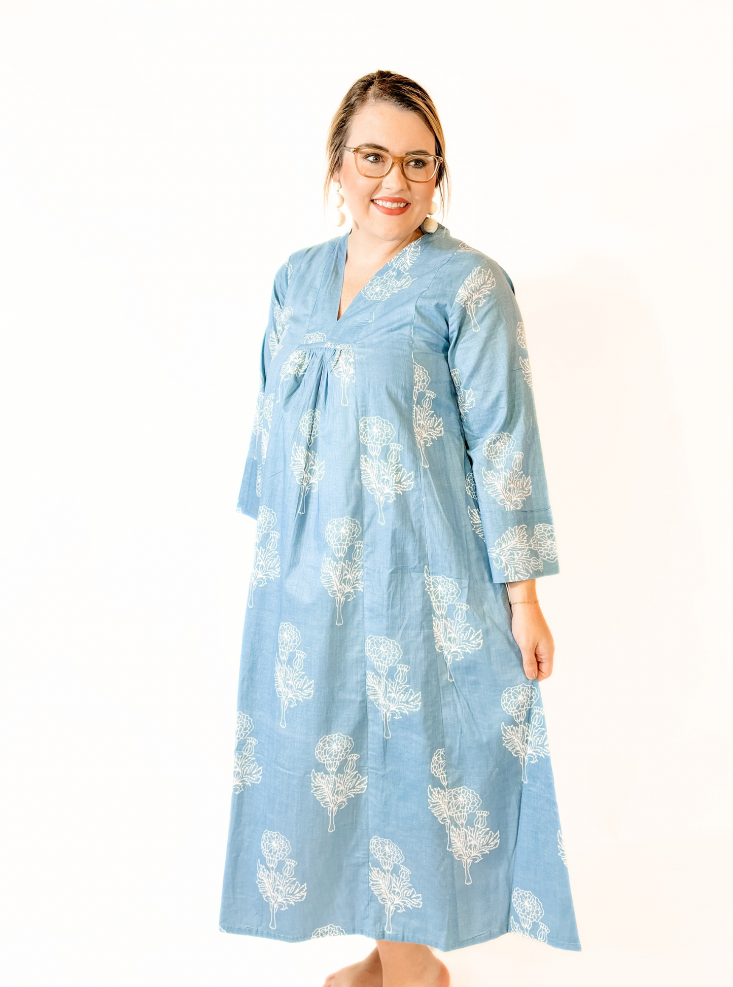 Classic Denim Days Caftan Dress
