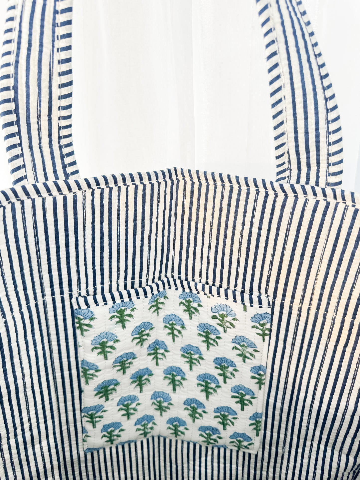 Carolina | Large Quilted Tote Bag