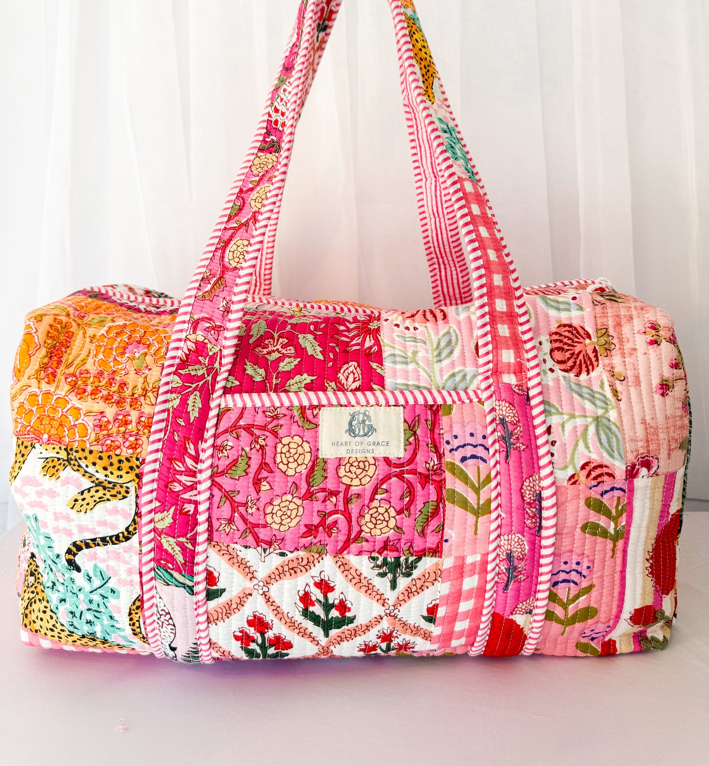 Pink City Duffel Bag