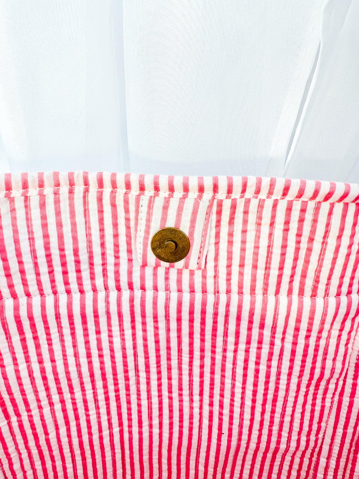 Palm Party | Large Quilted Bucket Tote