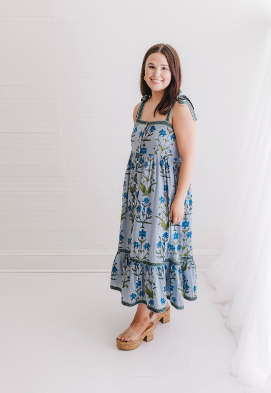 Iris Bow | Collins Maxi Dress