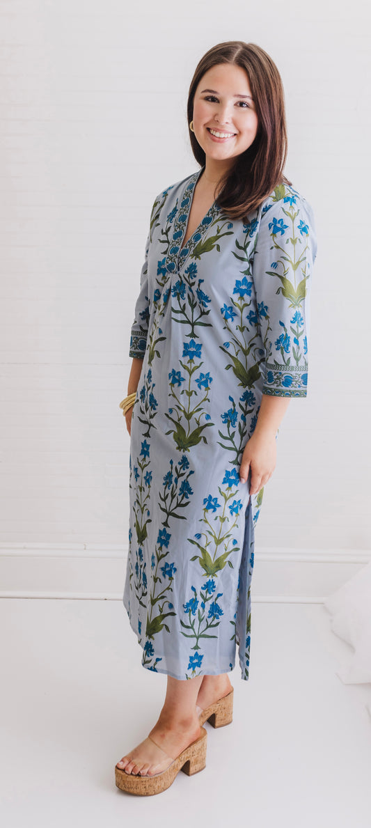 Iris Floral | Juliette Caftan