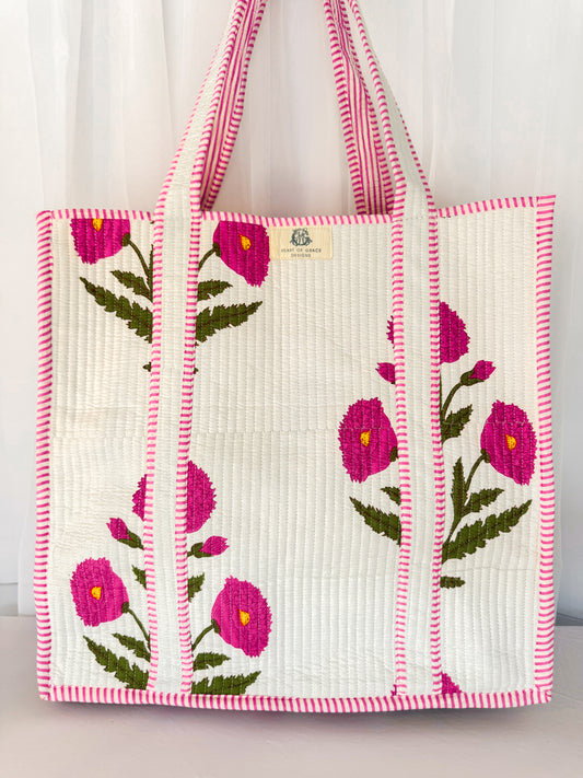 Medium Mughal Floral Tote