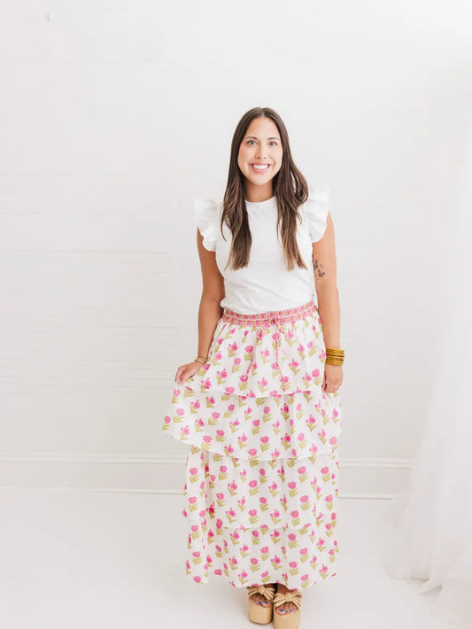 Magnolia | Cascade Maxi Skirt