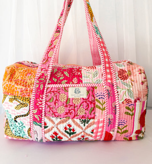 Pink City Duffel Bag