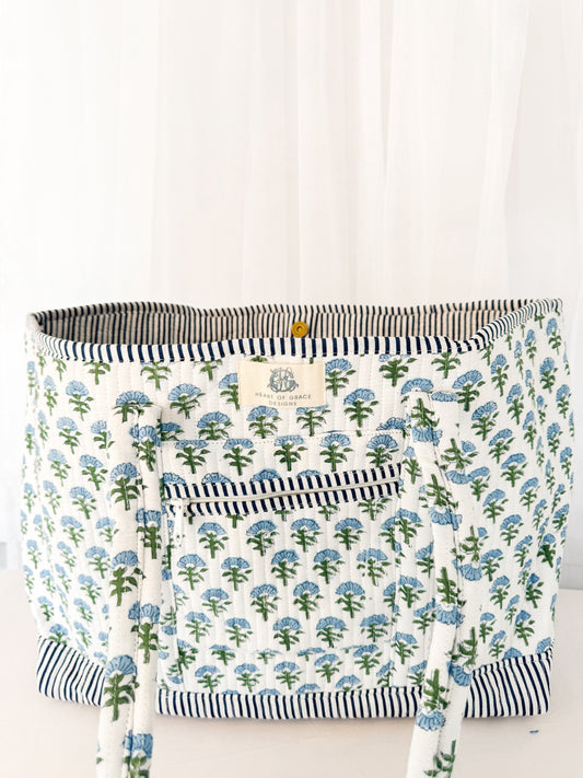 Carolina | Quilted Bucket Tote